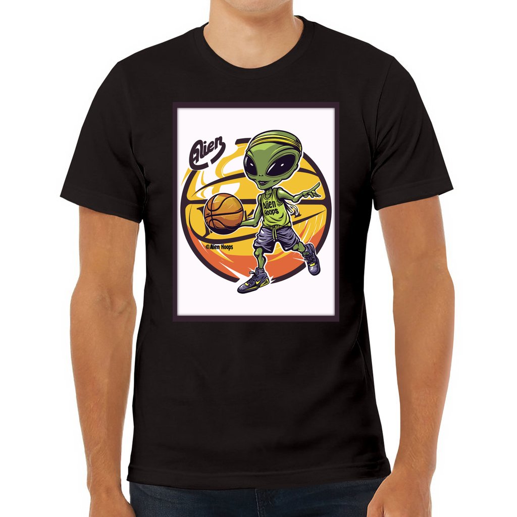 Basketball T-Shirt, Taped Shoulders Tee, Alien Hoops Performance Apparel
