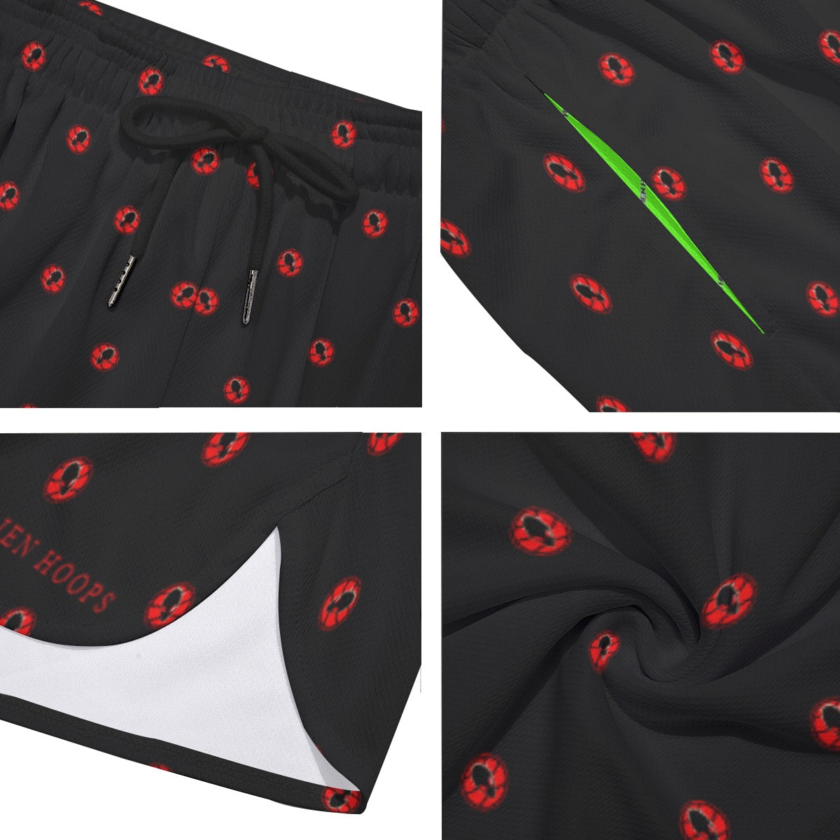 Training Shorts, High-Performance Training Apparel, Alien Hoops Activewear