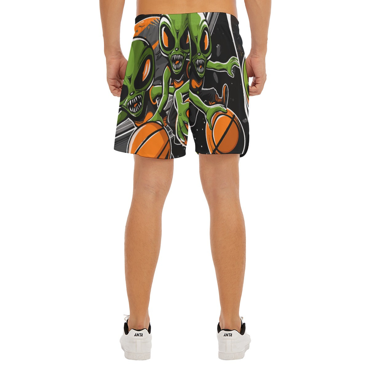 Training Shorts, Lightweight Sports Shorts, Alien Hoops Athletic Gear
