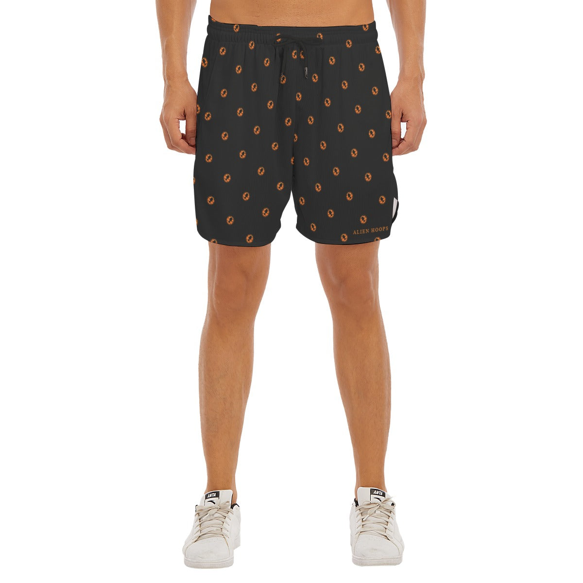 Training Shorts, Breathable Athletic Shorts, Alien Hoops Split-Side Shorts