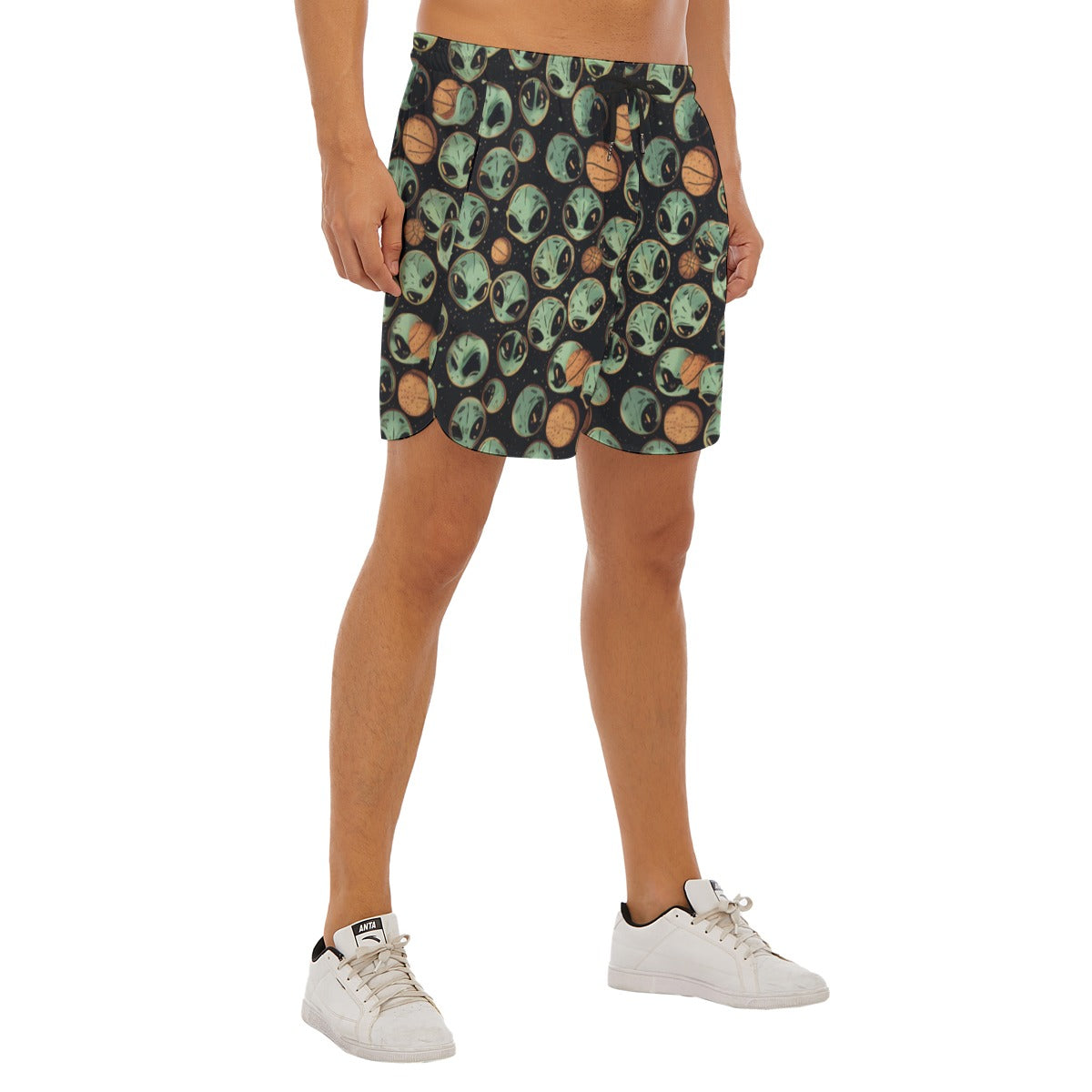 Training Shorts, Performance Workout Shorts, Alien Hoops Training Shorts