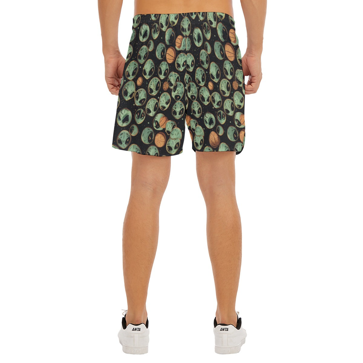 Training Shorts, Lightweight Sports Shorts, Alien Hoops Athletic Gear