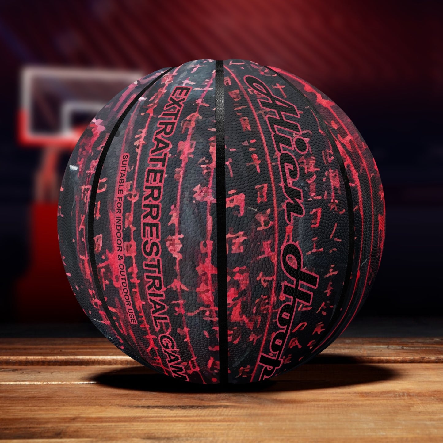 Basketball, Synthetic Leather Basketball, Alien Hoops Basketball