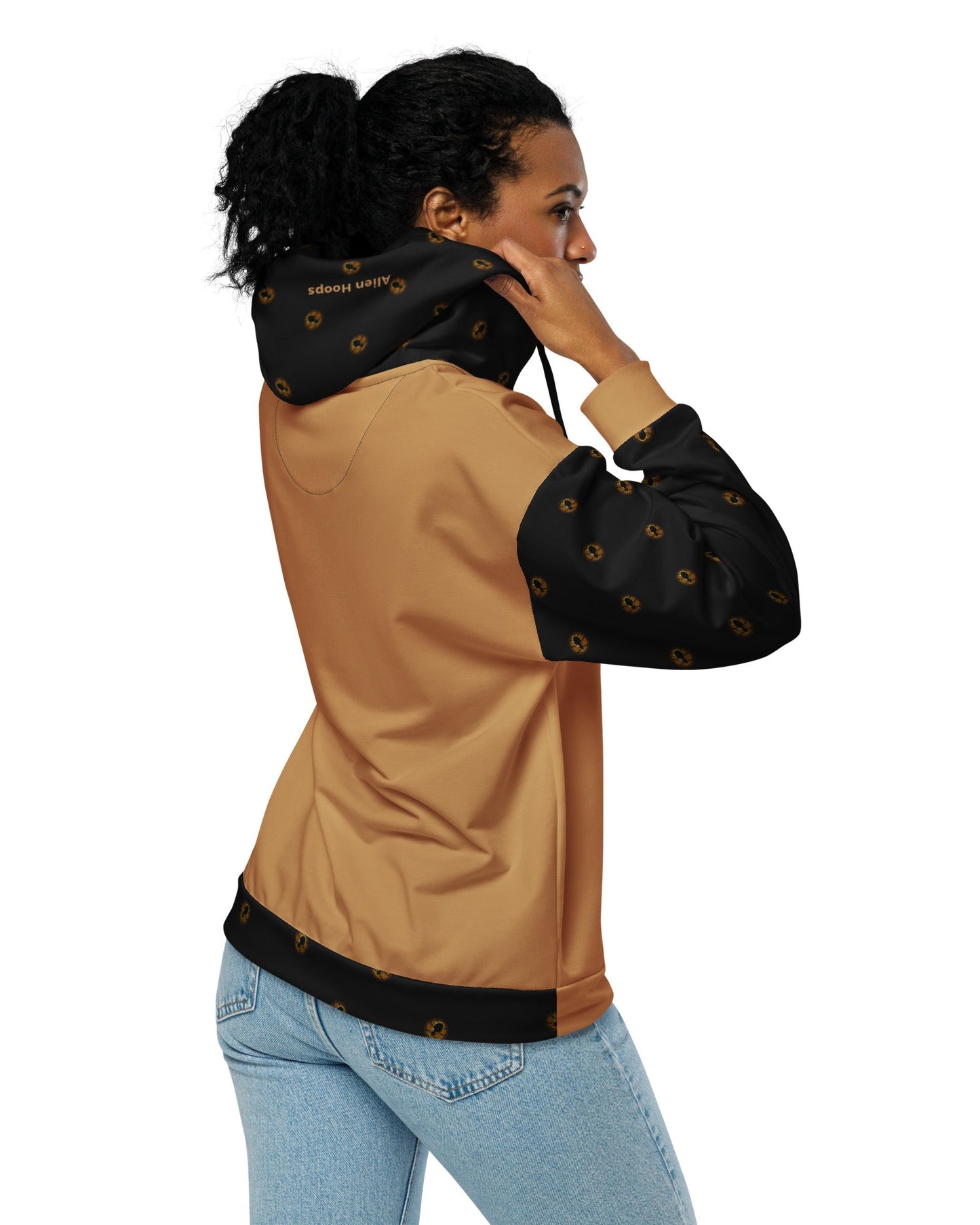 Alien Tech Apparel, basketball jogging suit, jogger set, Zip Hoodie, Hoodie, Model 5