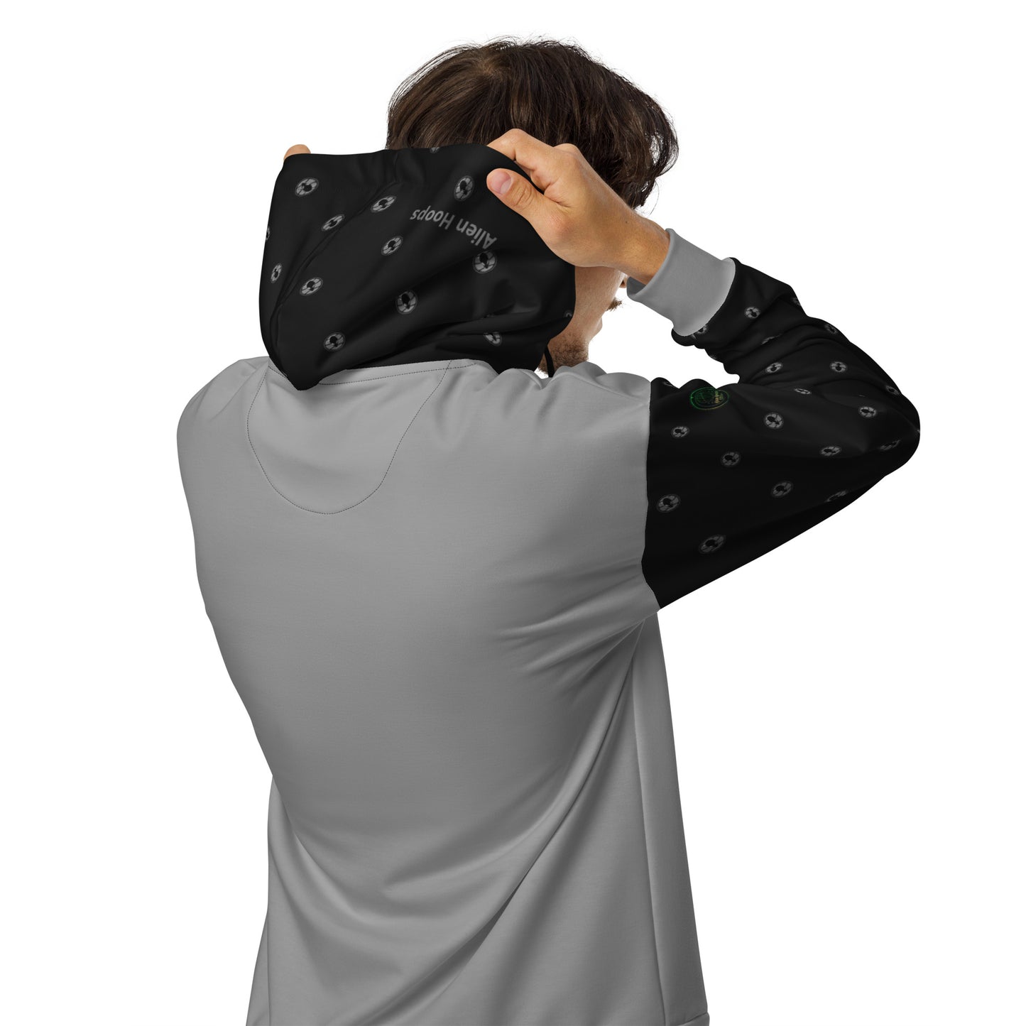 Alien Tech Apparel, basketball jogging suit, jogger set, Zip Hoodie, Hoodie, model 6