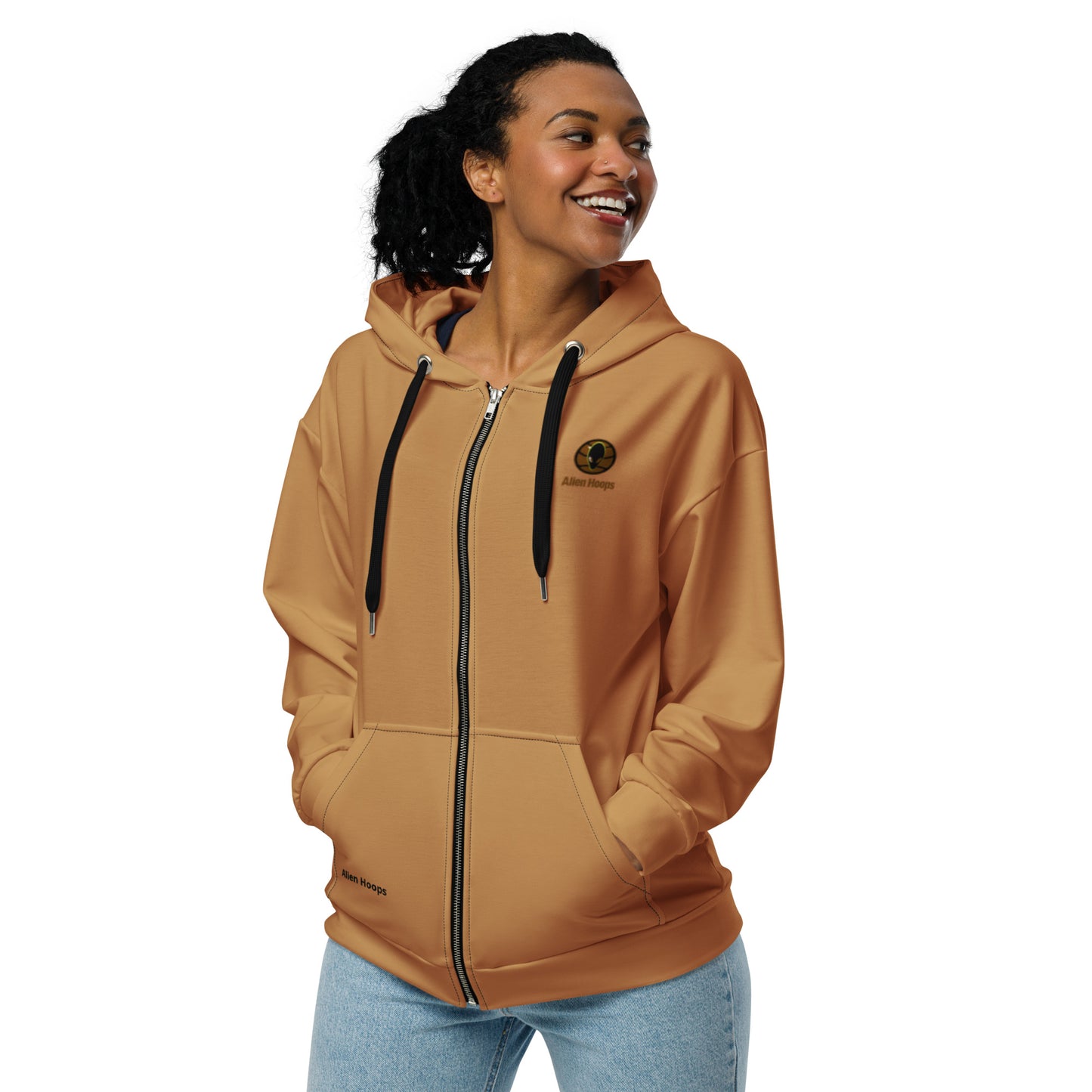 Alien Tech Apparel, basketball jogging suit, jogger set, Zip Hoodie, Hoodie, model 3