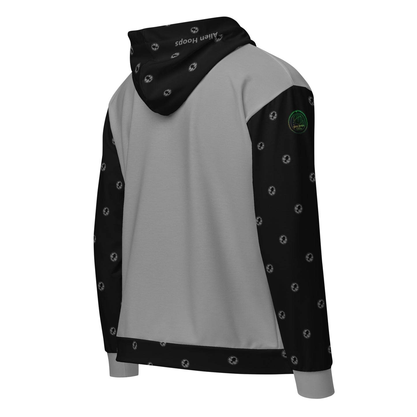 Alien Tech Apparel, basketball jogging suit, jogger set, Zip Hoodie, Hoodie, back 2
