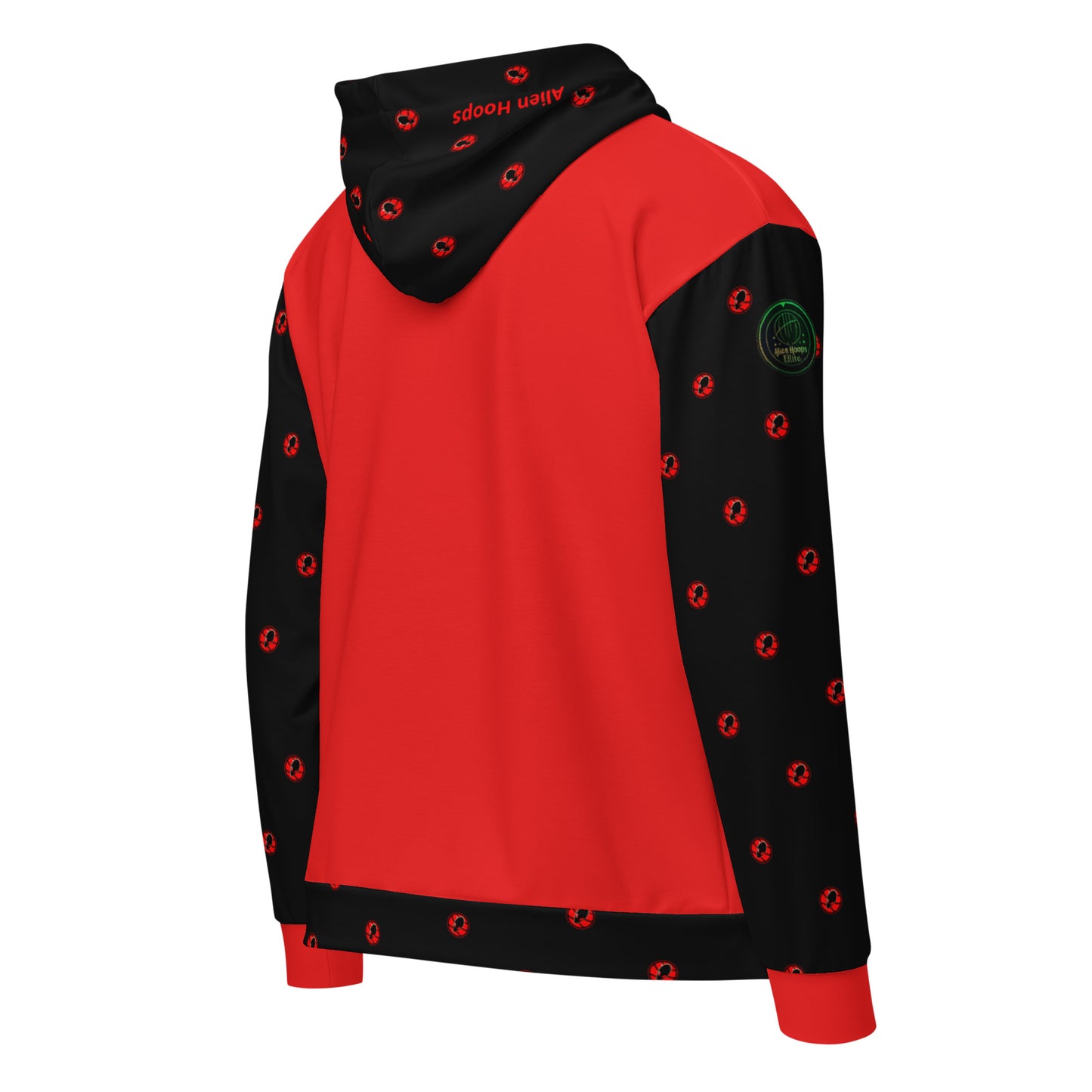 Alien Tech Apparel, basketball jogging suit, jogger set, Zip Hoodie, Hoodie, back 1