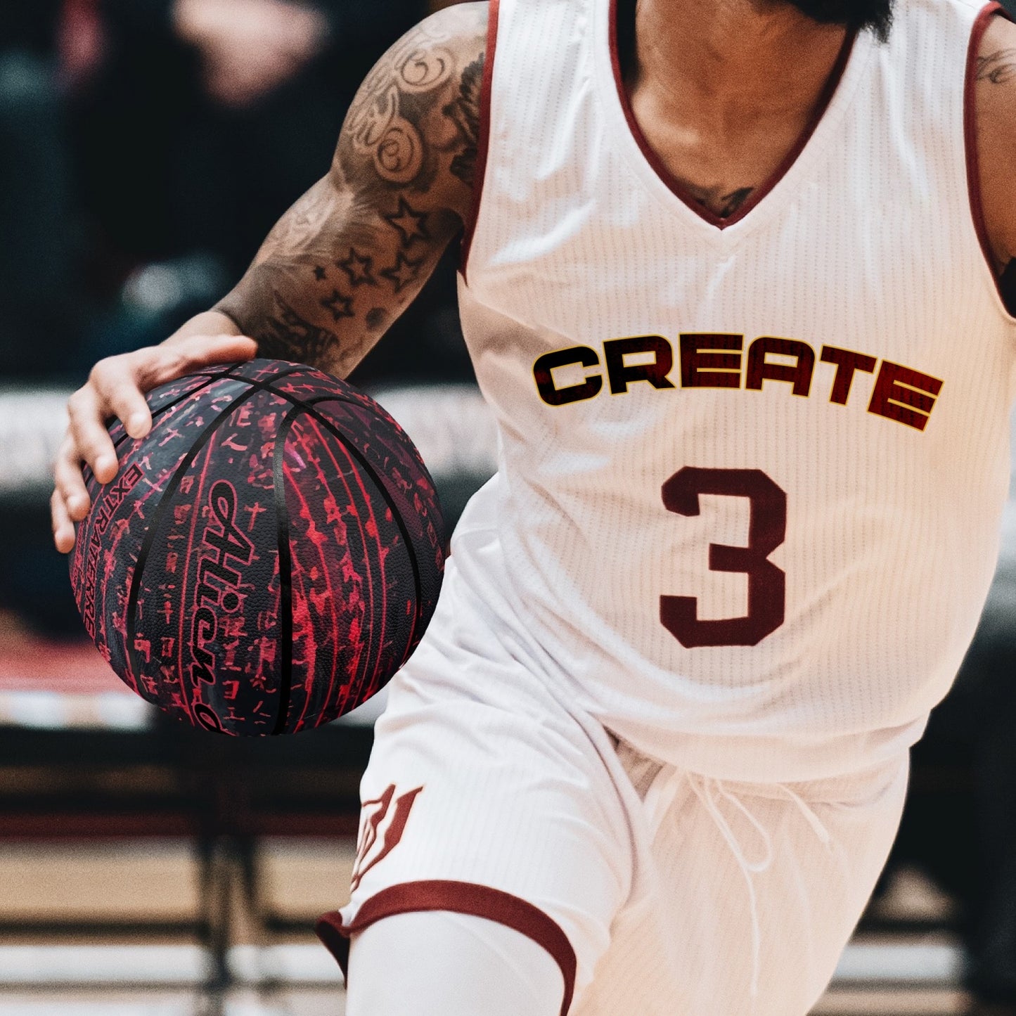 Basketball, Synthetic Leather Basketball, Alien Hoops Basketball