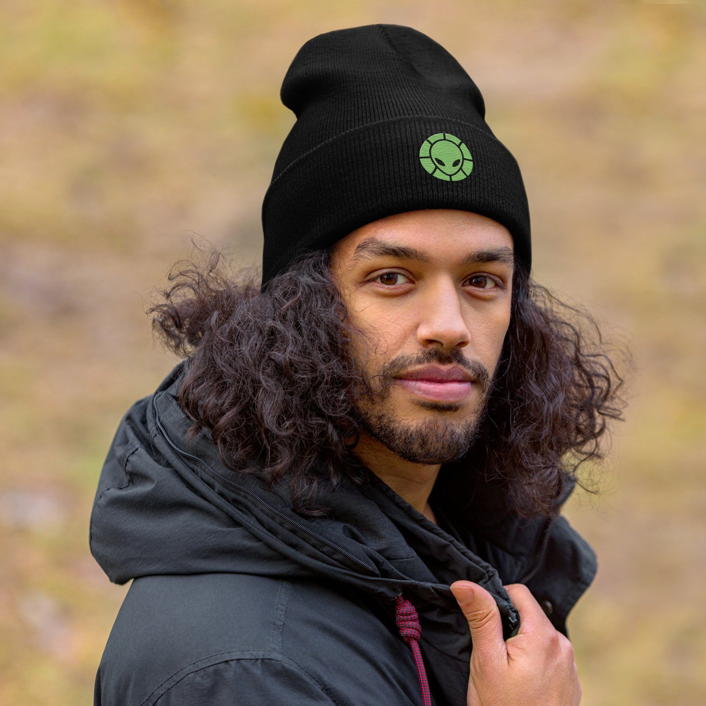 alien hoops beanie cap, beanie cap, woven cap, skull cap, basketball beanie, alien beanie, male