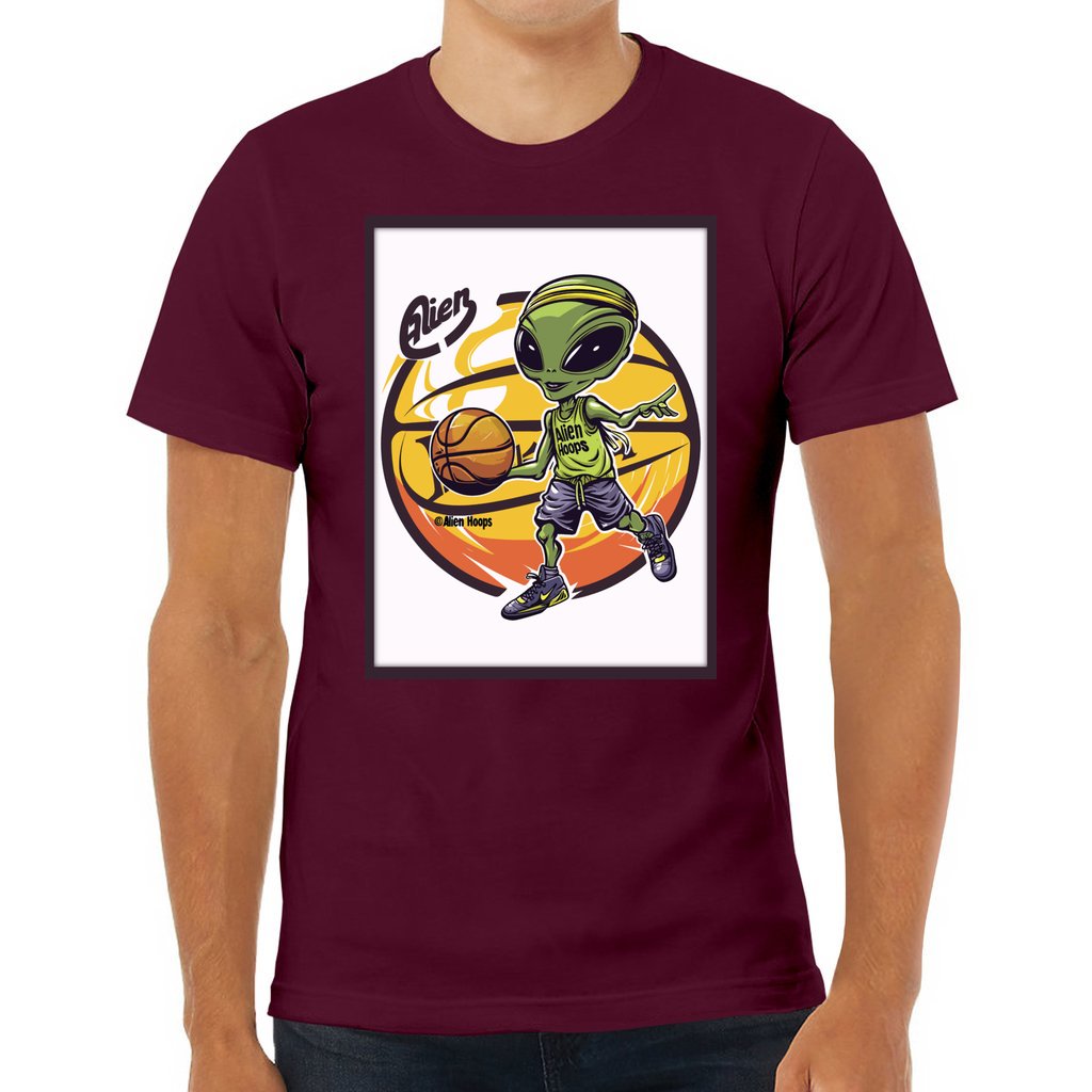 Basketball T-Shirt, Durable Athletic Shirt, Alien Hoops Sportswear