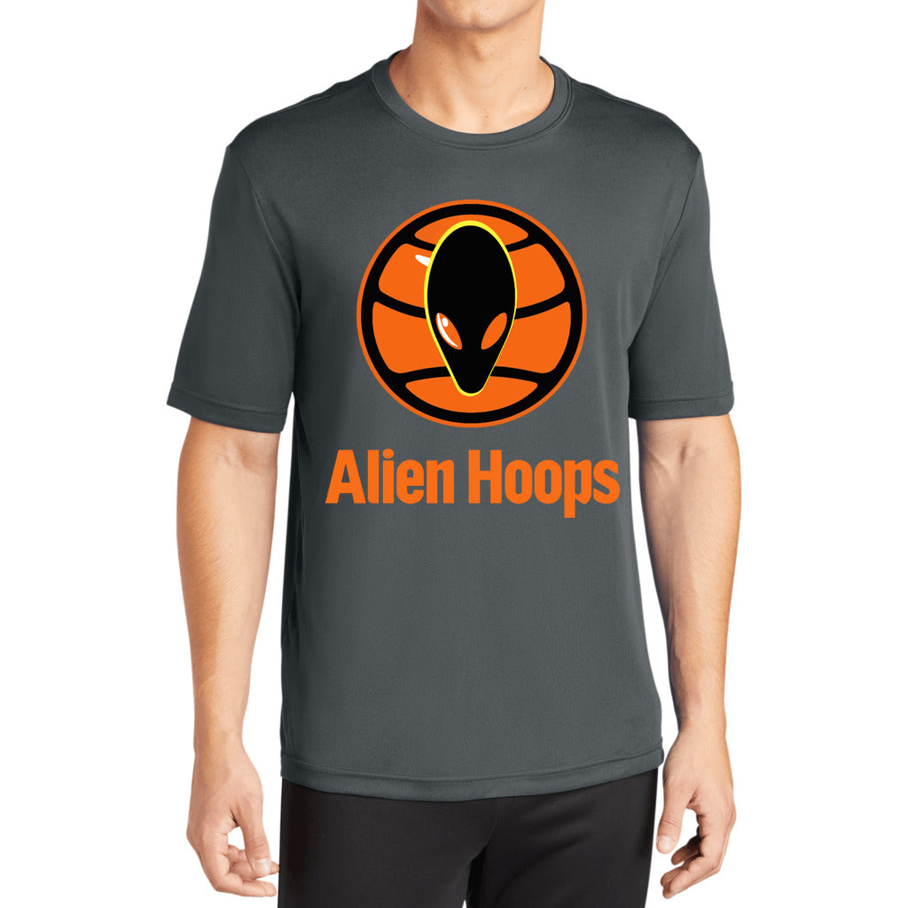 Moisture-Wicking T-Shirt, Breathable Athletic Shirt, Alien Hoops Sportswear