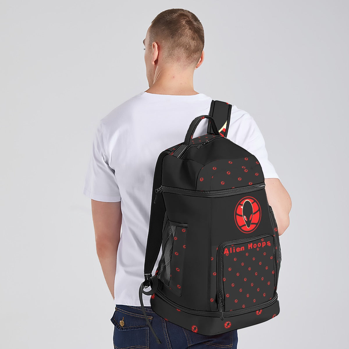 Sports Backpack, Durable Travel Backpack, Alien Hoops Elite Backpack