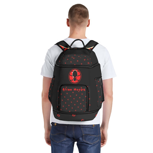 Sports Backpack, Water-Resistant Athletic Bag, Alien Hoops Backpack