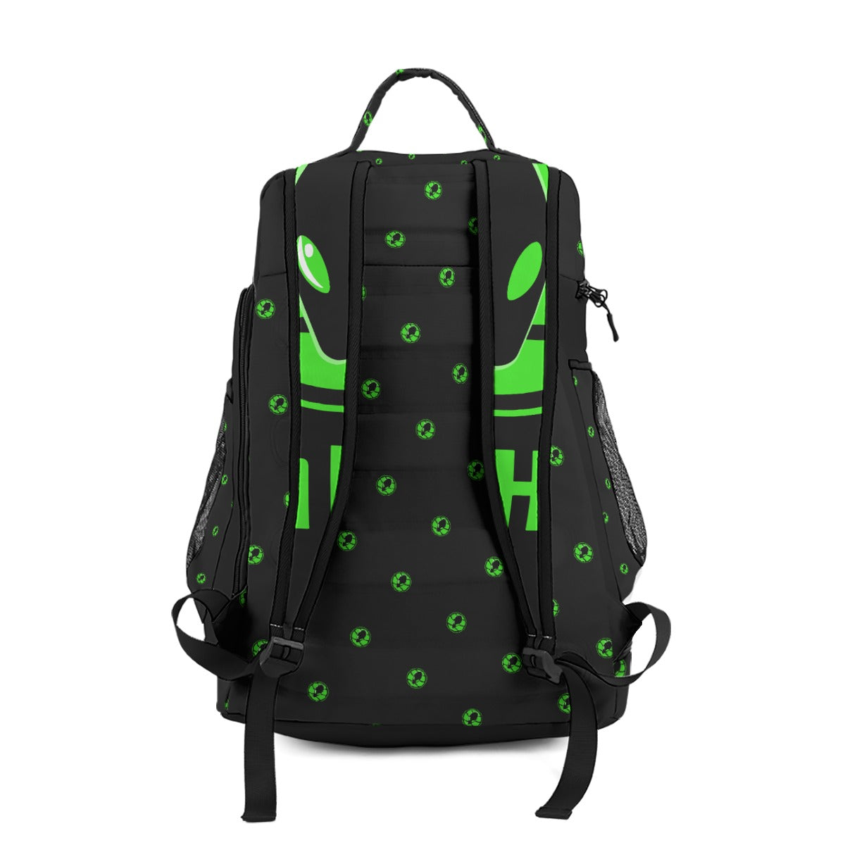 Sports Backpack, Scratch-Resistant Backpack, Alien Hoops Travel Gear