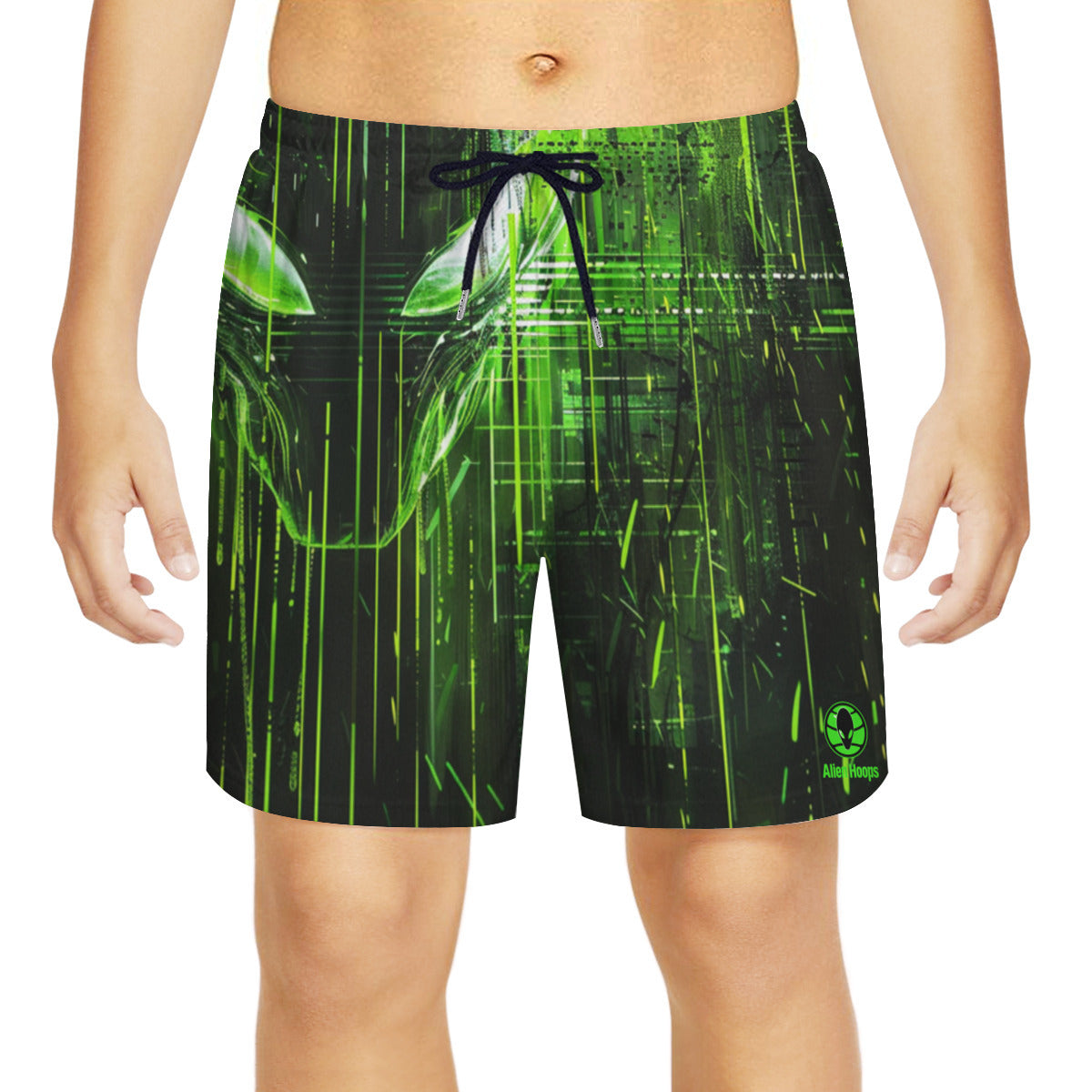 Youth Alien Hoops Training Shorts, soft lining, friction-reducing design