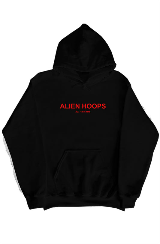 alien hoodie, alien hoops hoodie, Alien Hoops Pull Over Hoodie, basketball hoodie, heavyweight hoodie, mens hoodie, unisex hoodie, warm hoodie, womens hoodie, front