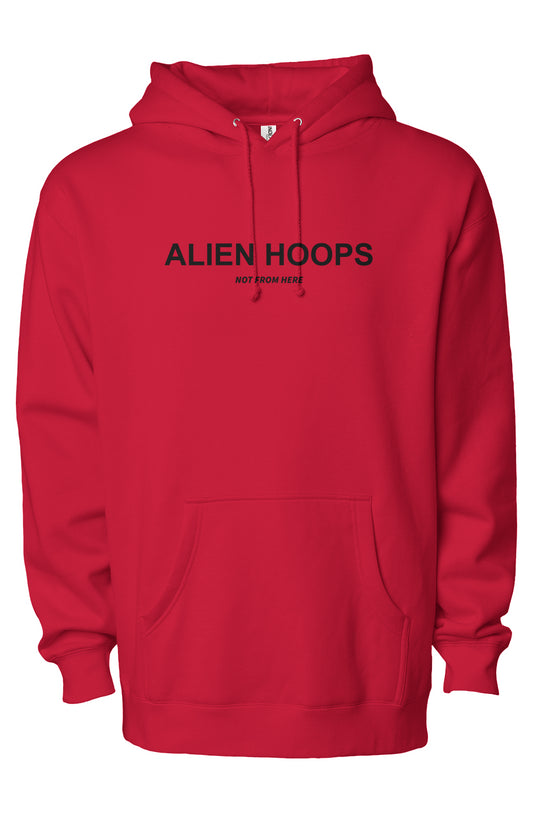 Alien Tech Elite Sweatsuit, Alien Tech Elite Pullover Hoodie, hoodie, pullover hoodie, basketball hoodie, black and red, front