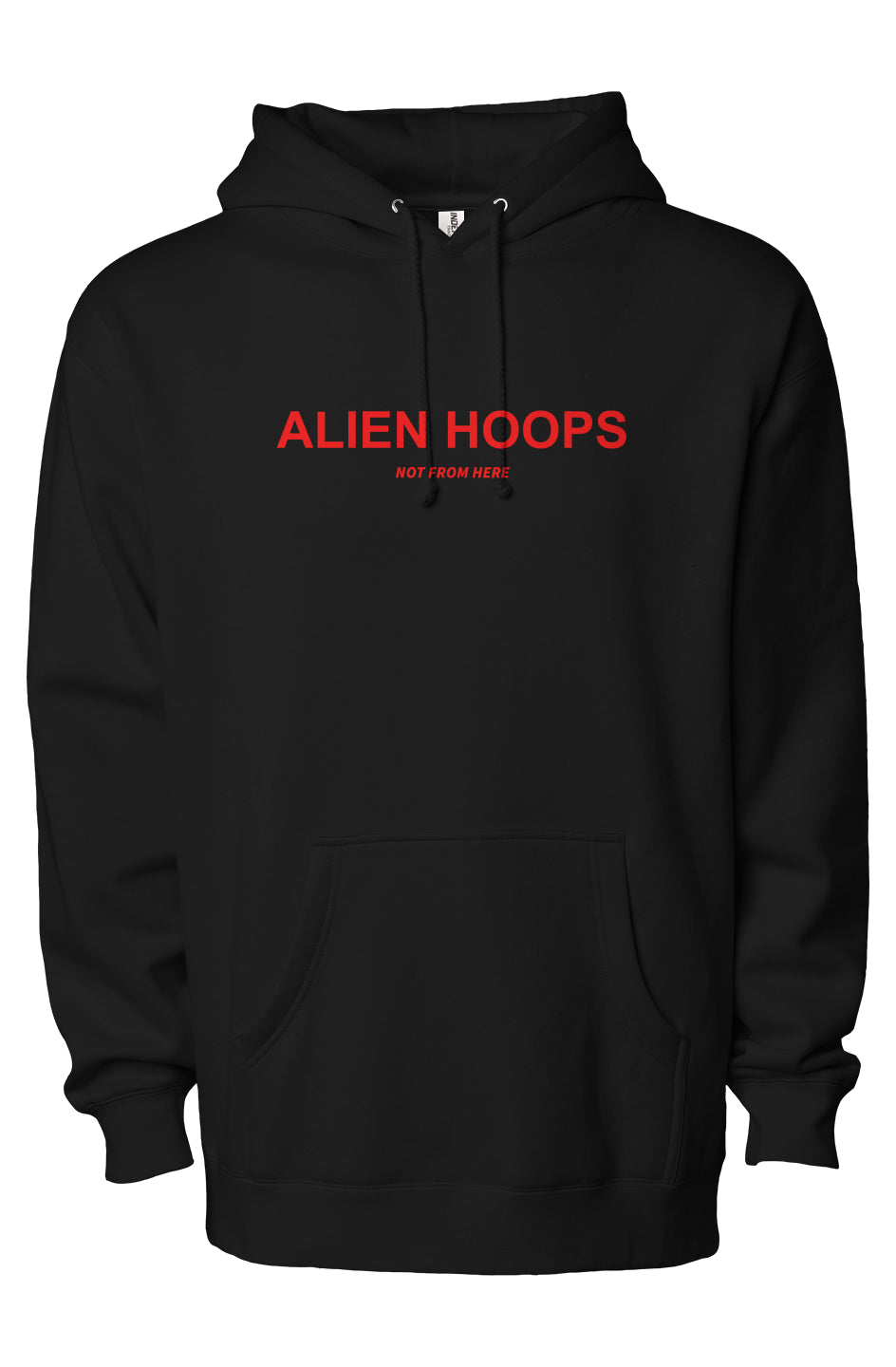 Alien Tech Elite Sweatsuit, Alien Tech Elite Pullover Hoodie, hoodie, pullover hoodie, basketball hoodie, black and red,  front