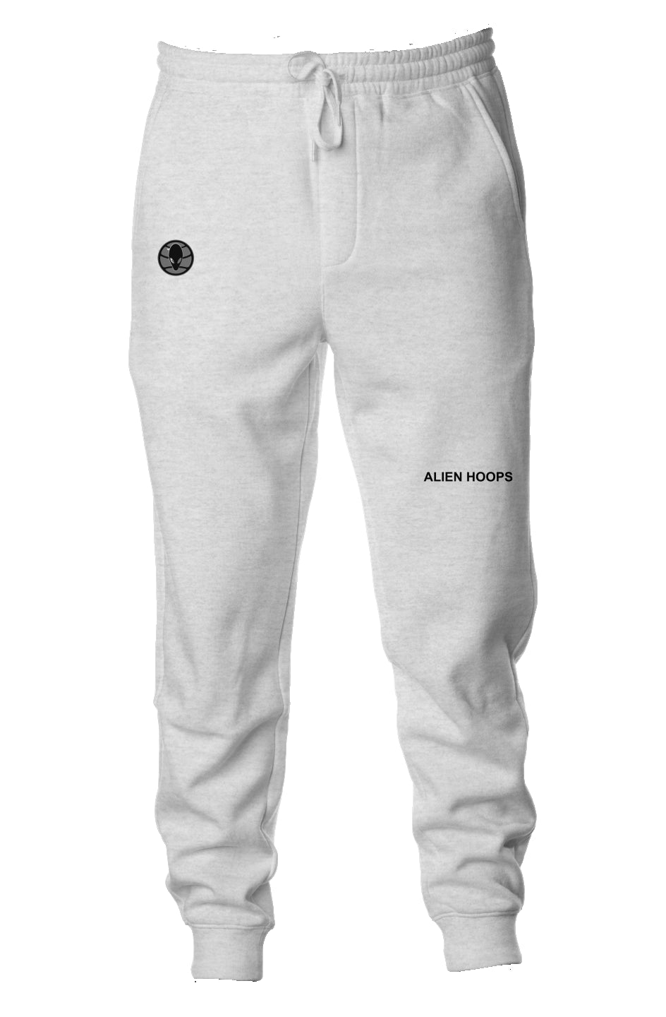 Alien Tech Elite Sweatsuit, Alien Tech Elite Sweatpants, sweatpants, sweatpants, basketball sweatpants, gray and black, front