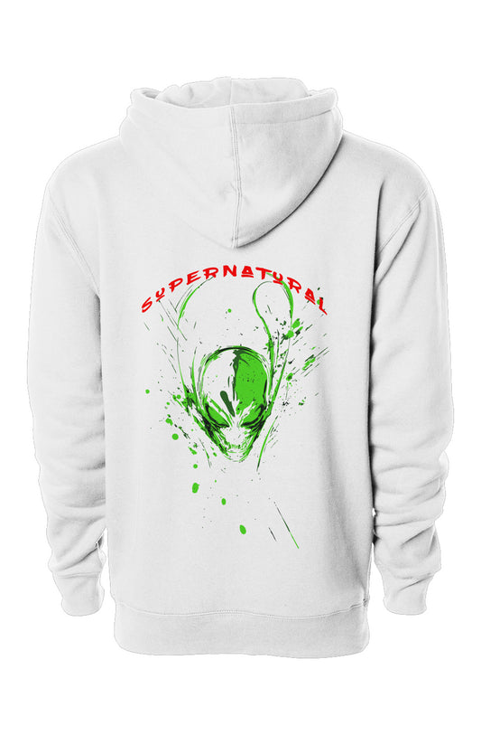 alien hoops hoodie, alien hoops supernatural hoodie, Alien Hoops Supernatural, Supernatural, supernatural hoodie, hoodie, heavy duty hoodie, invasion, back