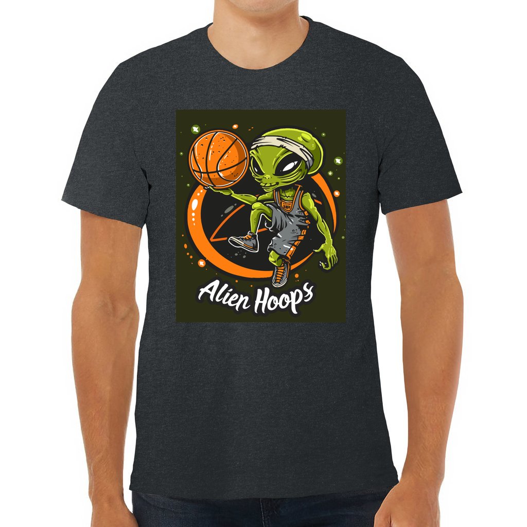 Basketball T-Shirt, Taped Shoulders Tee, Alien Hoops Performance Apparel