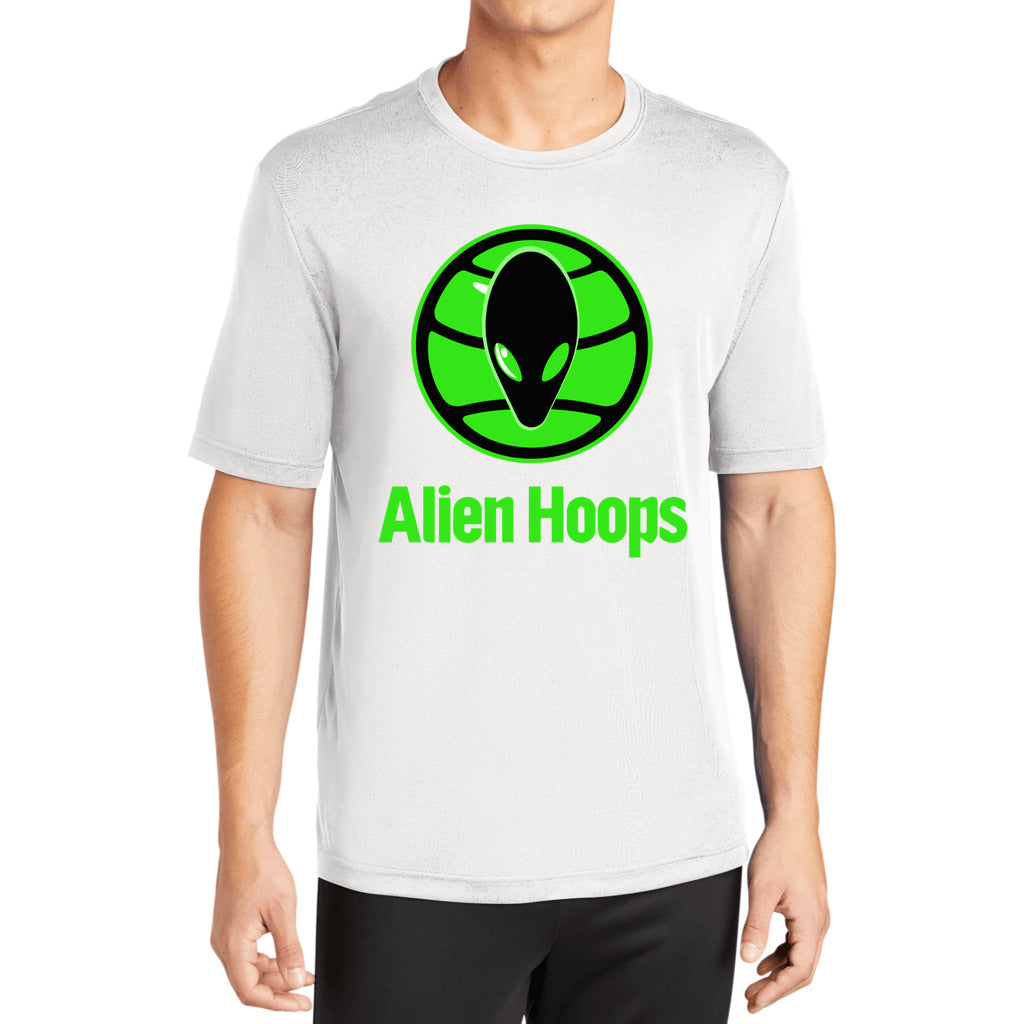 Moisture-Wicking T-Shirt, PosiCharge Technology Shirt, Alien Hoops Performance Apparel