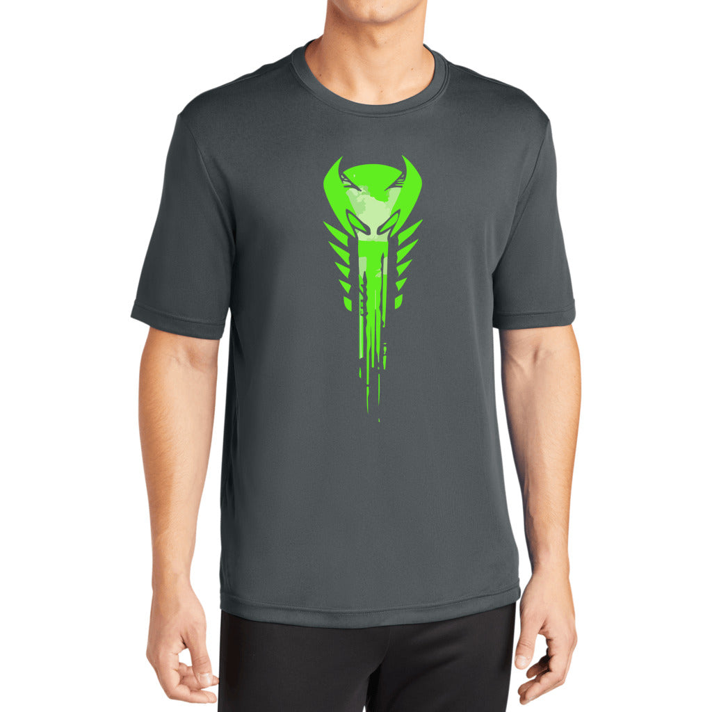 Moisture-Wicking T-Shirt, Breathable Athletic Shirt, Alien Hoops Sportswear