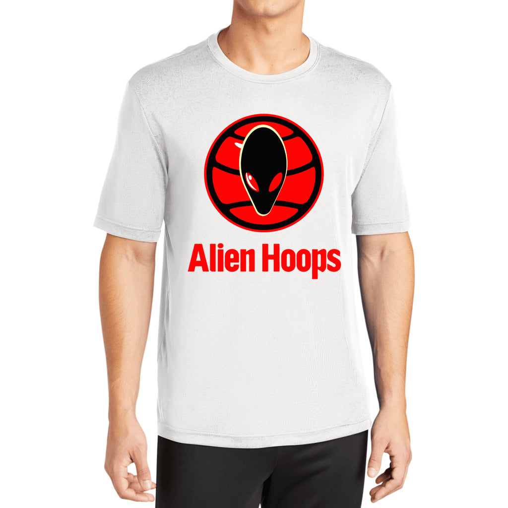 Moisture-Wicking T-Shirt, PosiCharge Technology Shirt, Alien Hoops Performance Apparel