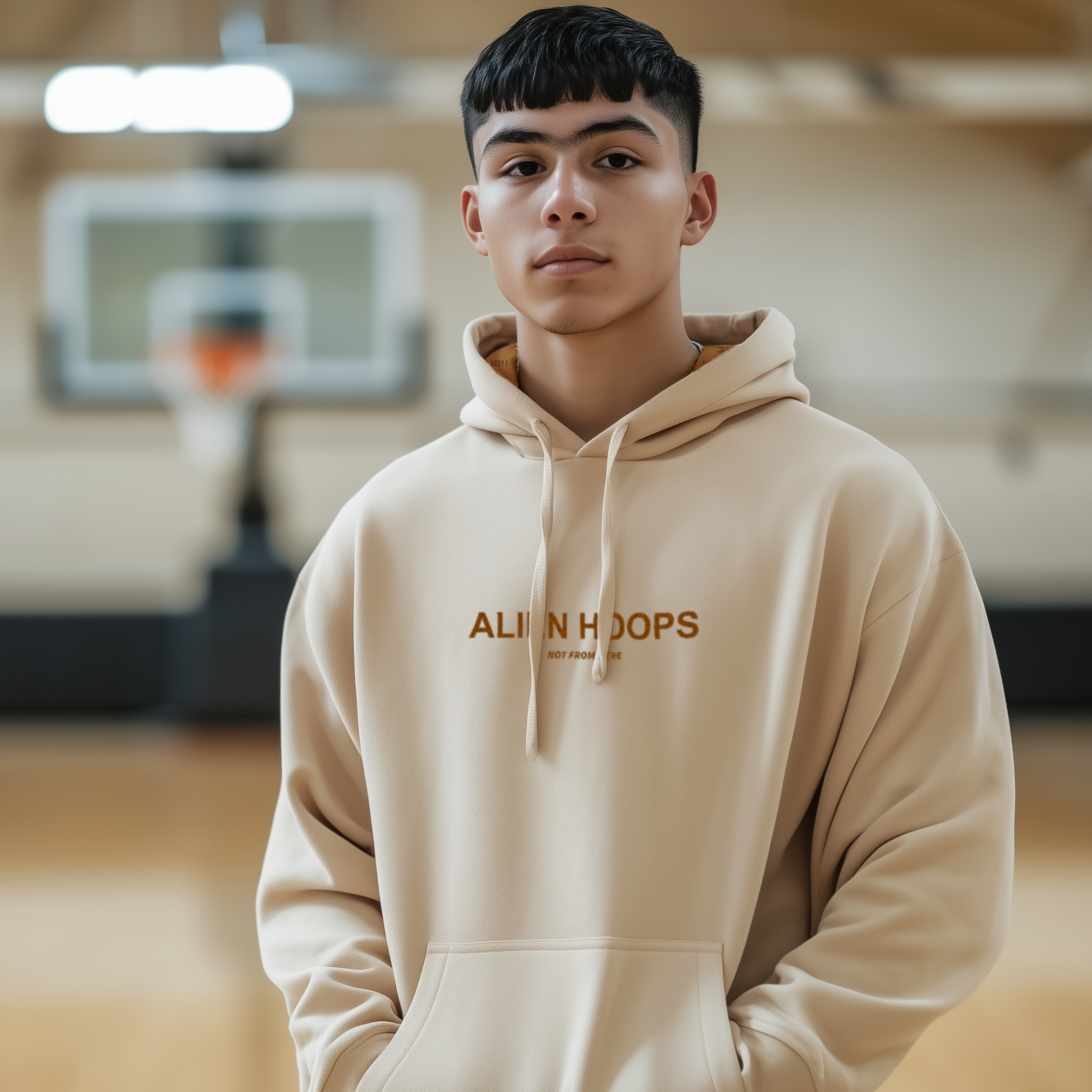 alien hoodie, alien hoops hoodie, Alien Hoops Pull Over Hoodie, basketball hoodie, heavyweight hoodie, mens hoodie, unisex hoodie, warm hoodie, womens hoodie, boy model