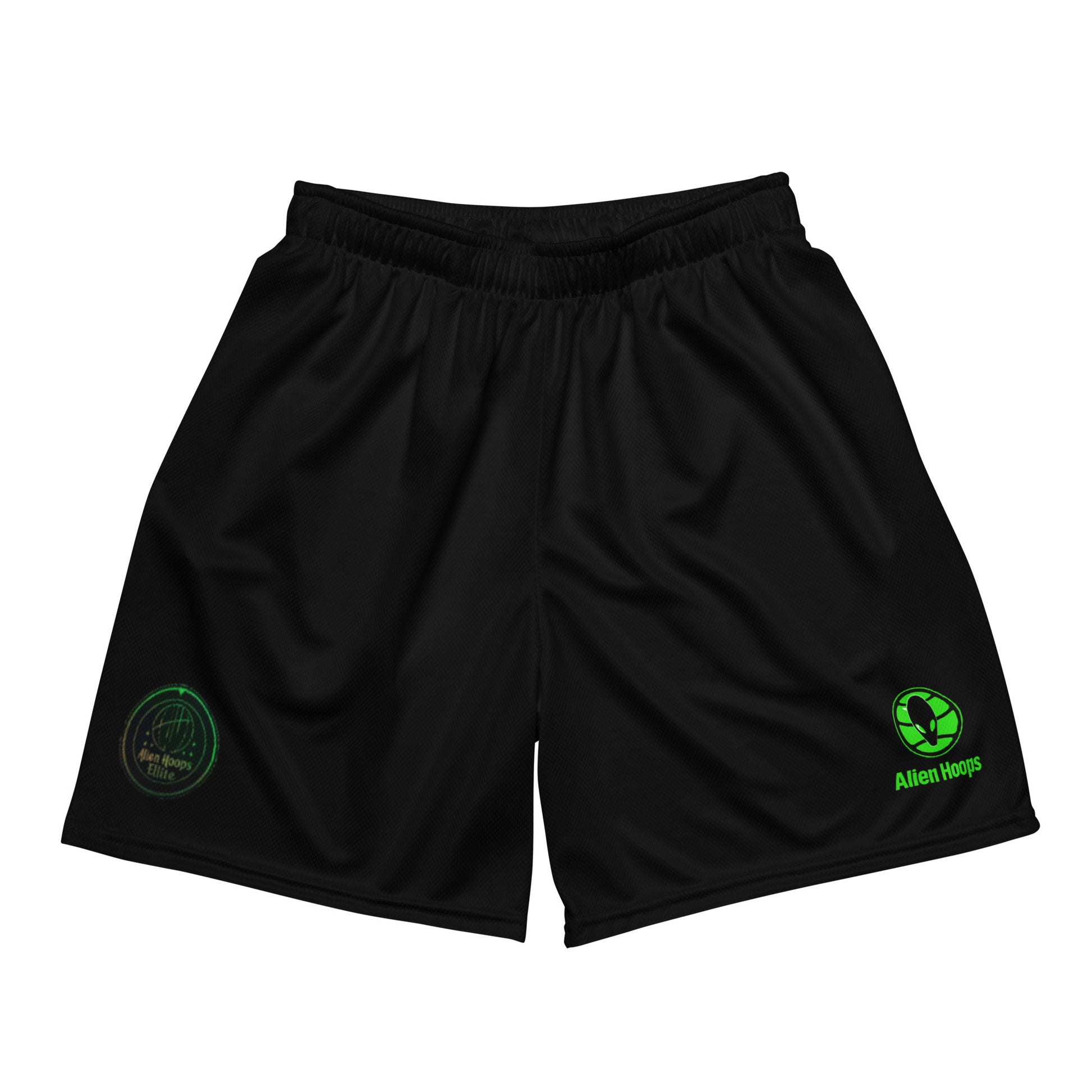 Basketball Shorts, Performance Athletic Shorts, Alien Hoops Mesh Shorts