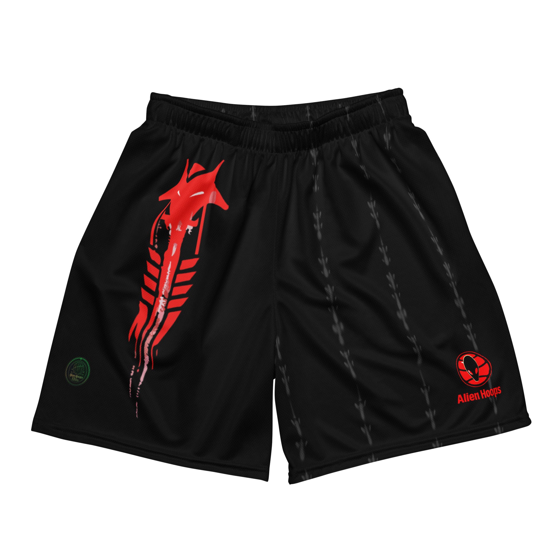 Basketball Shorts, Performance Athletic Shorts, Alien Hoops Mesh Shorts