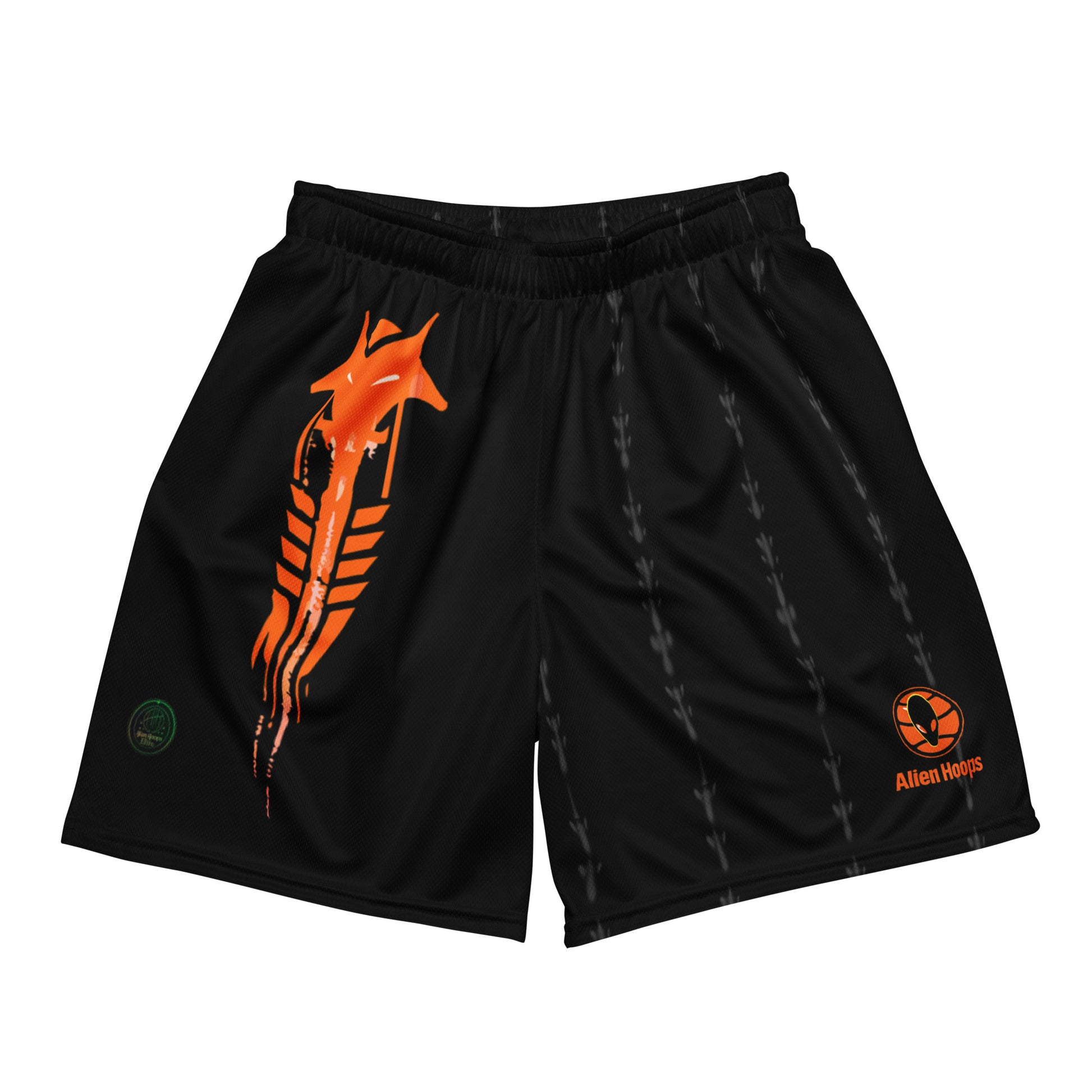 Basketball Shorts, Performance Athletic Shorts, Alien Hoops Mesh Shorts