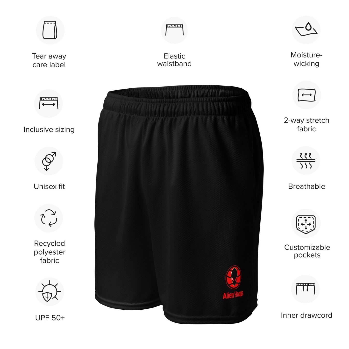 Basketball Shorts, Lightweight Basketball Apparel, Alien Hoops Athletic Gear