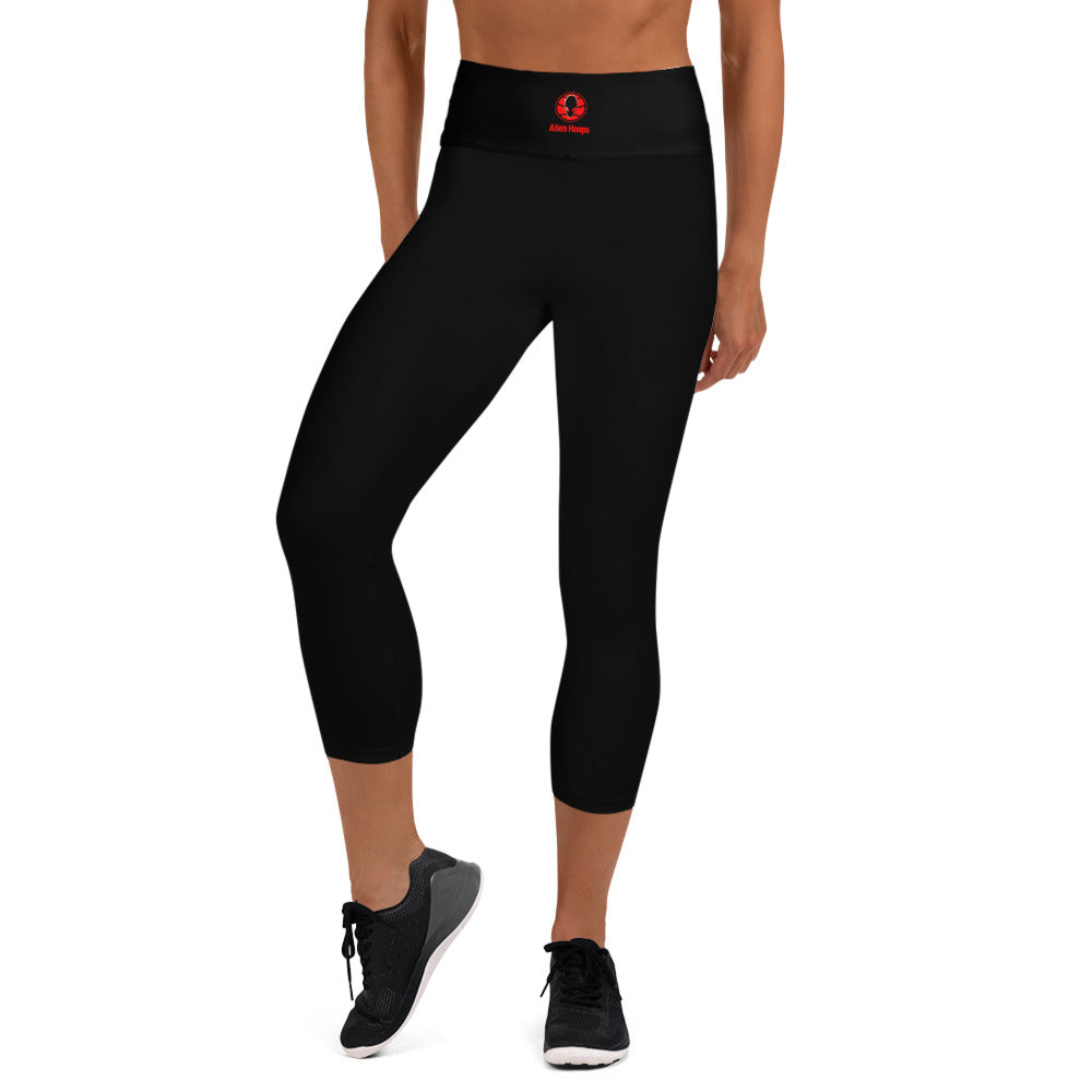 Women's Sport Leggings, Yoga Capri Leggings, Alie Hoops Leggings