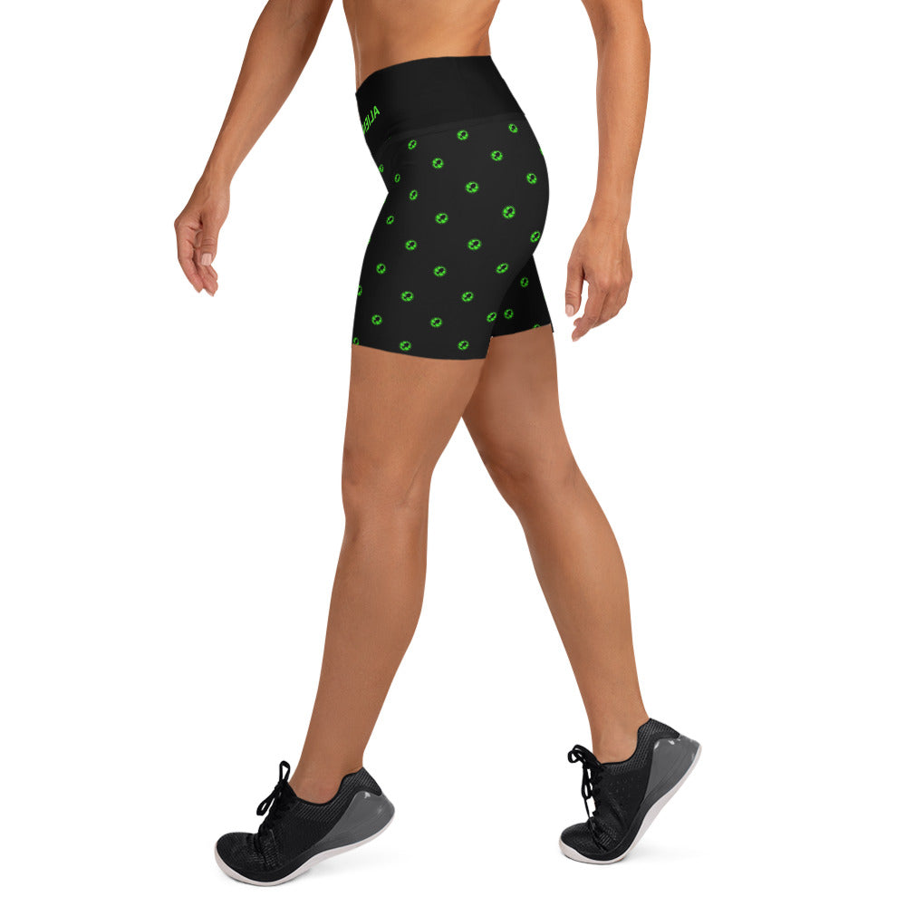 Women's Sport Shorts, Alien Hoops Shorts, Stretch Fabric Shorts