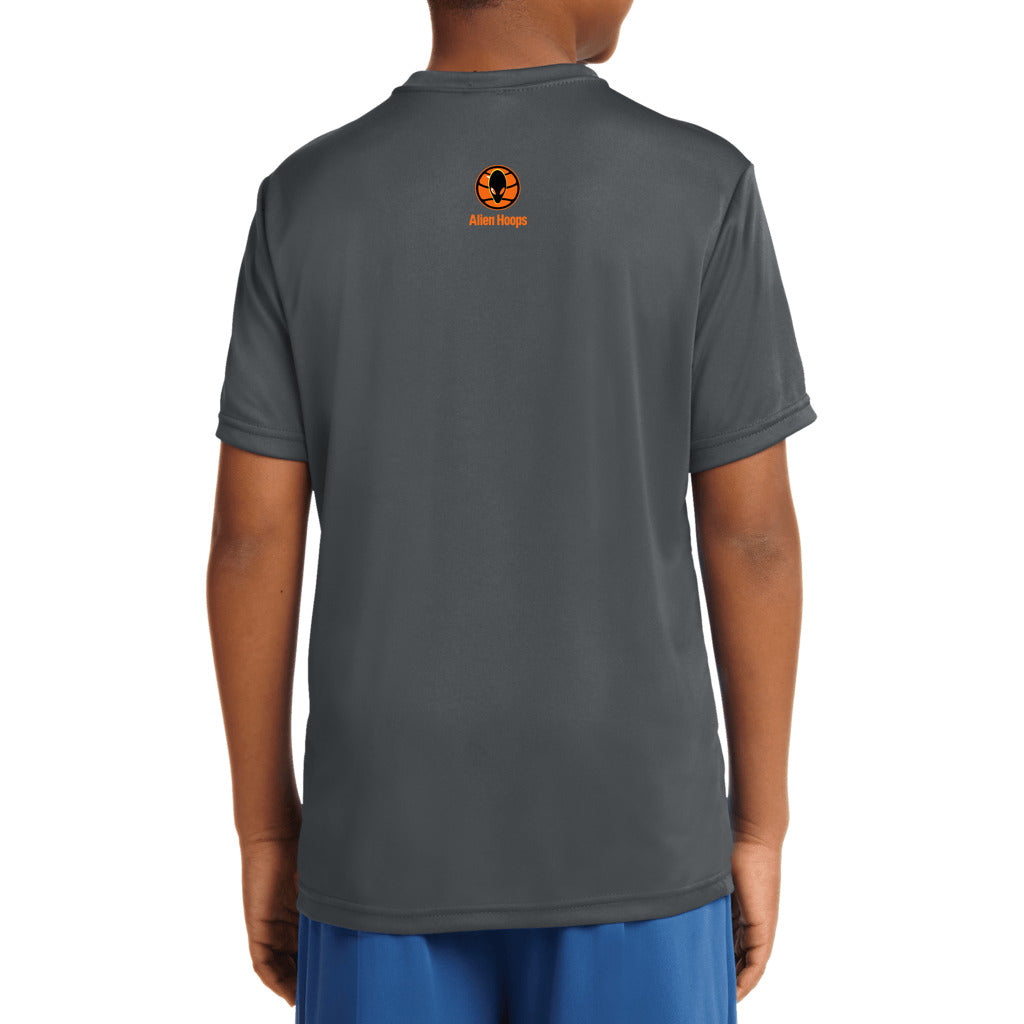 Youth Alien Hoops Elite T-Shirt, moisture-wicking properties, breathable texture