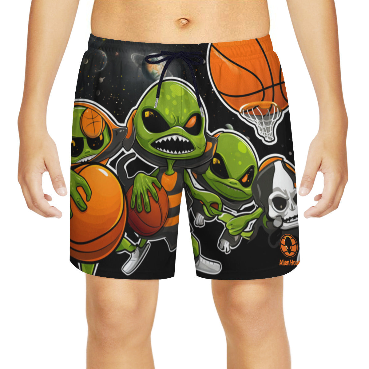 Youth Alien Hoops Training Shorts, soft lining, friction-reducing design