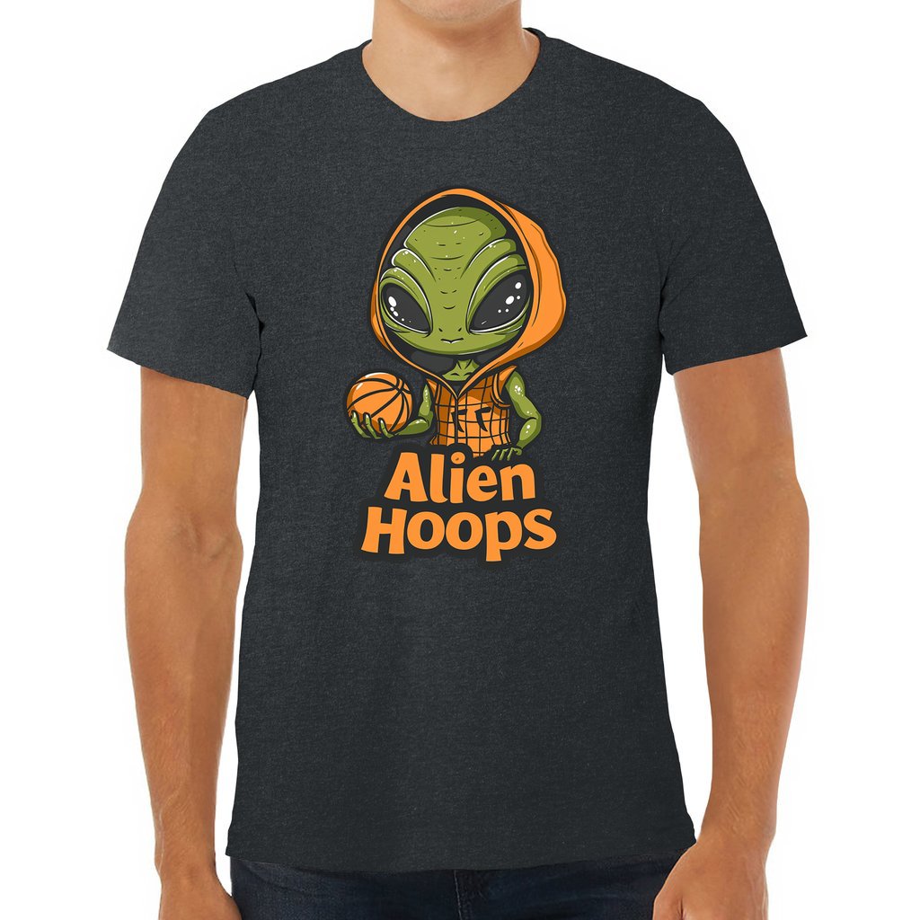 Basketball T-Shirt, Comfortable Sports T-Shirt, Alien Hoops Athletic Gear