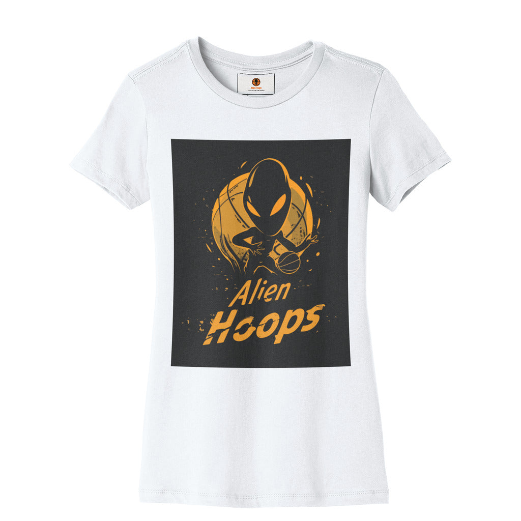 Women’s Alien Hoops T-Shirt, Women's Basketball T-shirt, Women's comfortable t-shirt