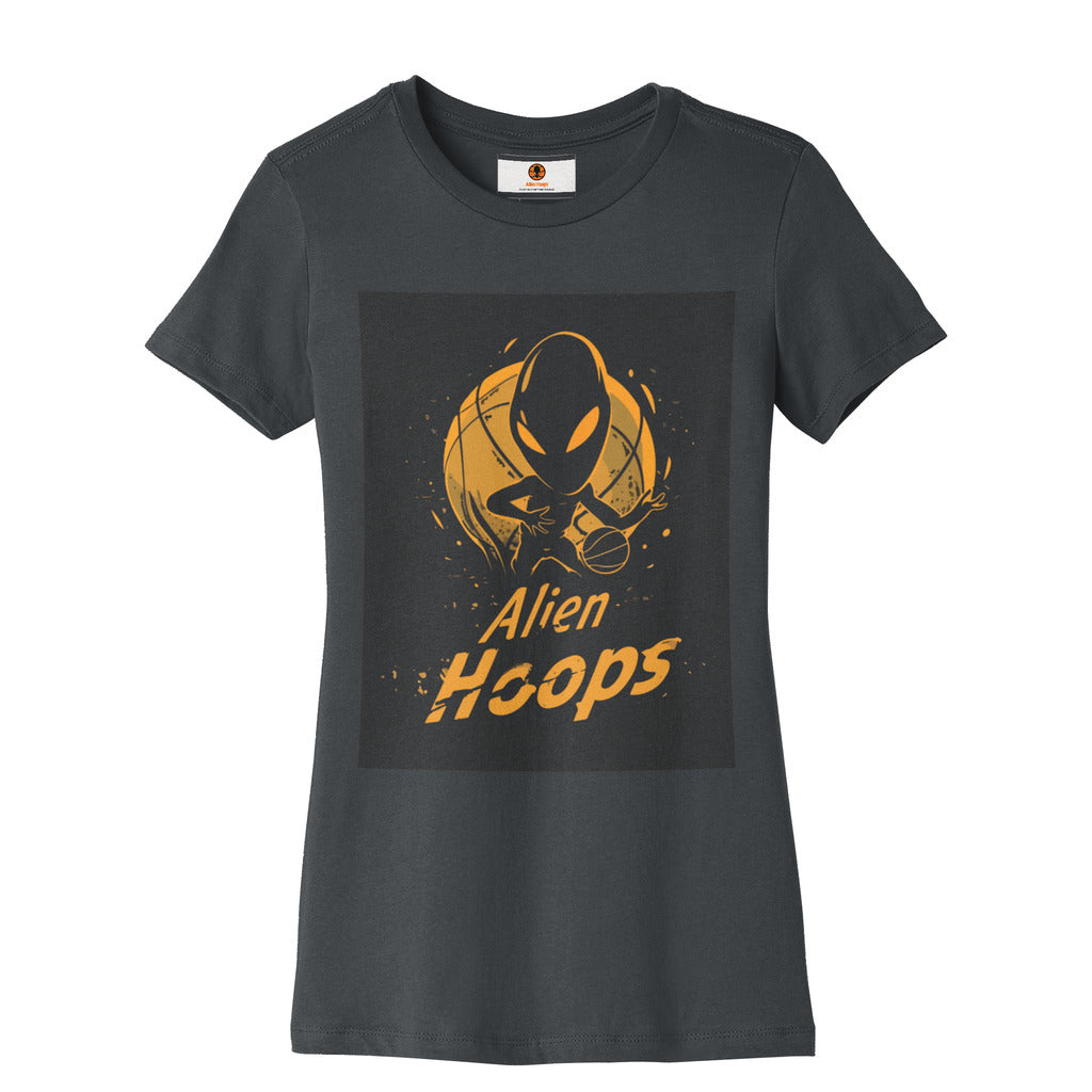 Women’s Alien Hoops T-Shirt, Women's Basketball T-shirt, Women's Athletic Shirt